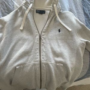 Polo zip up hoodie. Size medium, used but like brand new
